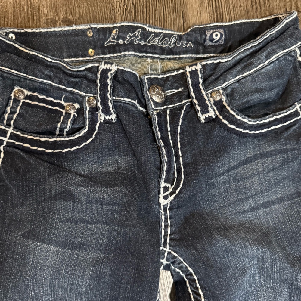 Women's Blue Jeans - Picture 3 of 4